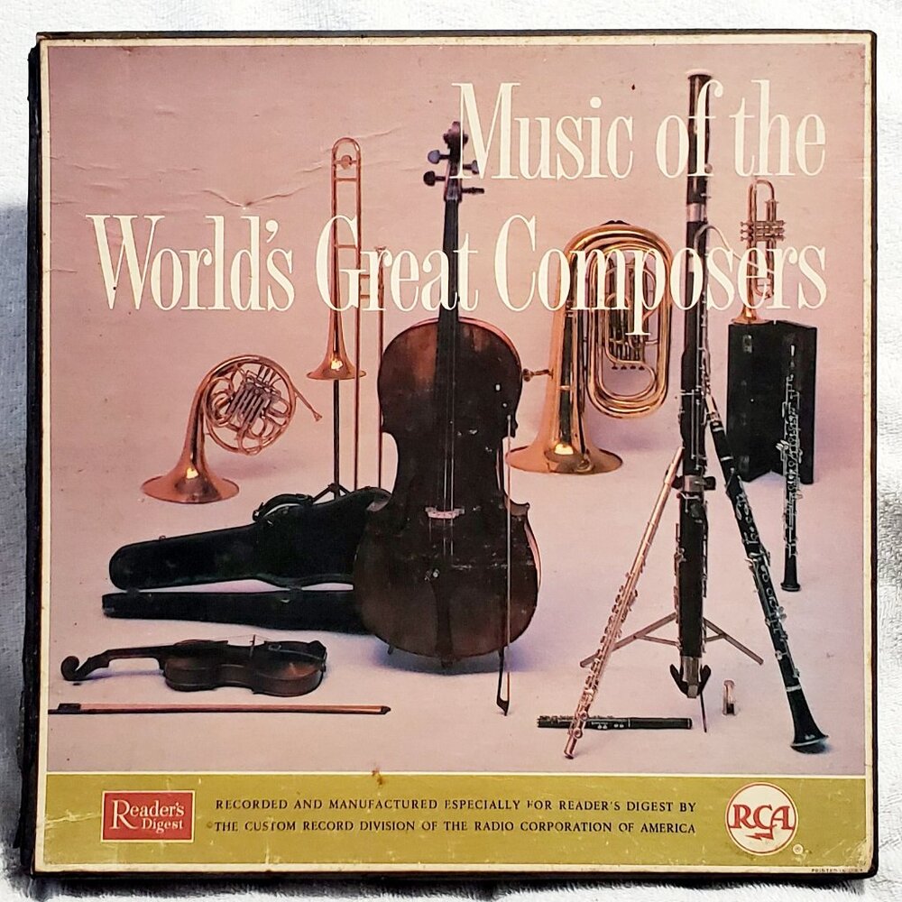 Music of the World's Great Composers- 1959 "Reader's Digest" Complete Box Set